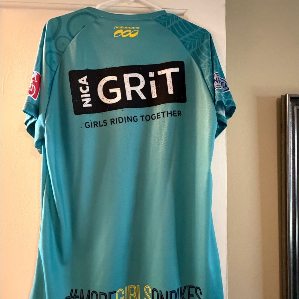 Teal NICA GRiT Cycling Free Ride Jersey 3XL